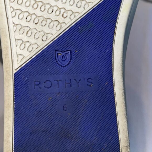 Rothy’s Women’s Casual Sneakers Size 6 M Black Fabric Going Out Party Comfort - Picture 3 of 12